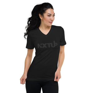 Women's Black on Black V-Neck Tee